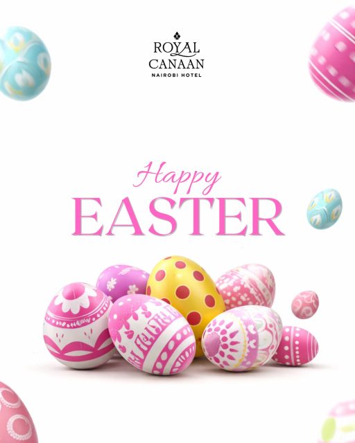 🐣 Happy Easter from all of us! 🐣

As the spirit of Easter fills the air with hope, renewal, and joy, we extend our warmest wishes to our esteemed guests, valued clients, trusted partners, cherished patrons, dedicated colleagues, and your wonderful families.

May this beautiful season of rebirth inspire new beginnings, bring moments of togetherness, and fill your hearts with peace, happiness, and prosperity.

We look forward to welcoming you and celebrating many more memorable moments together.

Team @royalcanaannairobihotel 

#HappyEaster #EasterCelebration #SeasonOfJoy #EasterSunday #EasterBunny