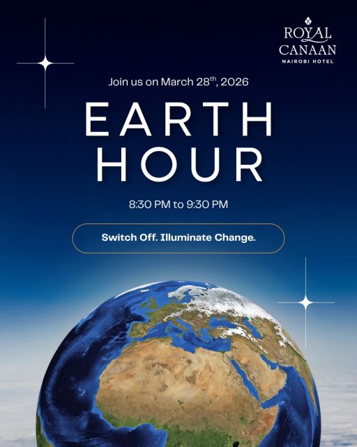 Embrace the Quiet. Empower the Future.

This Earth Hour, @royalcanaannairobihotel invites you to experience the beauty of stillness. From 8:30 PM to 9:30 PM, we dim the lights to honour our shared home.

In that quiet hour, let intention shine brighter than illumination.
.
.
#EarthHour #BiggestHourForEarth #GiveAnHourForEarth #RoyalCanaanNairobiHotel #Sustainability #ClimateAction #ProtectOurPlanet #TogetherPossible #EcoFriendly #MyHourForEarth