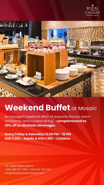 April, Perfectly Orchestrated.

From indulgent dining experiences to seamless meetings, conferences & celebrations — discover a month of refined moments across every space.

Stay. Dine. Meet. Celebrate.

#WeekendBuffet #MICEEvents #Meetings #NairobiHotels #BusinessHotel #LuxuryHospitality #BusinessEvents #ConferenceLife #FineDiningLovers #FoodAndWine #ExperientialDining #CorporateEvents #EventSpaces #HotelExperiences #AprilVibes