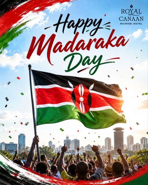 Every nation has a story. #Kenya's story is one of courage, determination, and the unwavering pursuit of freedom.

Today, we honour the legacy that shaped our nation and celebrate the people who continue to write its future.

Happy Madaraka Day from our family to yours.

Team @royalcanaannairobihotel 
.
.
#MadarakaDay #ProudlyKenyan #KenyanPride #KenyanHeritage #CelebrateKenya #KenyaAtHeart #MadarakaDay2026