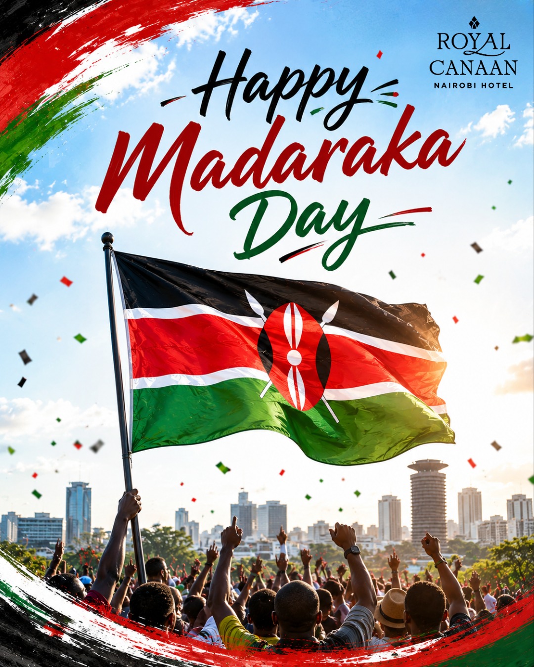 Every nation has a story. #Kenya's story is one of courage, determination, and the unwavering pursuit of freedom.

Today, we honour the legacy that shaped our nation and celebrate the people who continue to write its future.

Happy Madaraka Day from our family to yours.

Team @royalcanaannairobihotel 
.
.
#MadarakaDay #ProudlyKenyan #KenyanPride #KenyanHeritage #CelebrateKenya #KenyaAtHeart #MadarakaDay2026