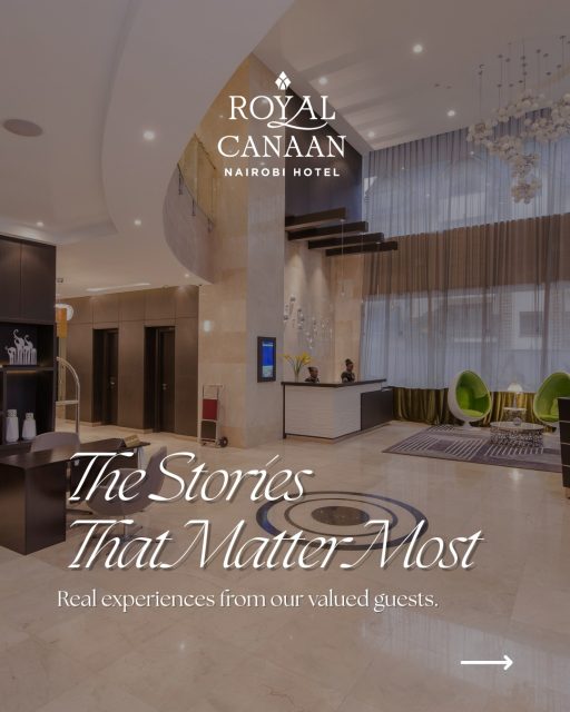 Every review tells a story. ❤️

Whether it's a comfortable stay, memorable dining, or a team member who made someone's day, we're grateful for every guest who chooses @royalcanaannairobihotel.

To Lorine, Annrita, Eunice, and every guest who shares their experience—thank you for trusting us. Your kind words inspire our team to keep delivering warm hospitality every single day.

Now it's your turn to experience it.

🏨 Book your stay directly for the best rates:
🌐 www.royalcanaannairobi.com (link in bio) 📞 +254 709 464 000

We look forward to welcoming you soon.

#RoyalCanaanNairobiHotel #NairobiHotels #GuestReviews #GuestExperience #GuestStories #HappyGuests #HospitalityExcellence #BookDirect #CustomerExperience
