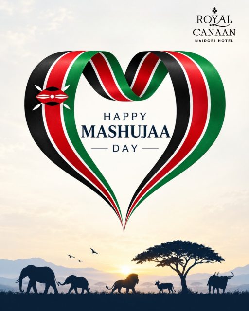This Mashujaa Day, Royal Canaan Nairobi Hotel celebrates the courage, sacrifice and determination of the heroes who shaped Kenya’s story, and the everyday heroes who continue to shape its future.

May their spirit inspire us to build a nation rooted in unity, resilience and hope. 🇰🇪

Happy Mashujaa Day from all of us at @royalcanaannairobihotel 
.
.
#HappyMashujaaDay #MashujaaDay2026 #RoyalCanaanNairobiHotel #Kenya #CelebratingHeroes #ProudlyKenyan